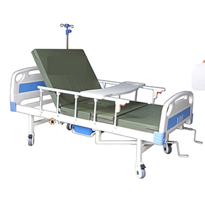 Giường Y Tế 3 Tay Quay Có Bô Nakachi NC-03T